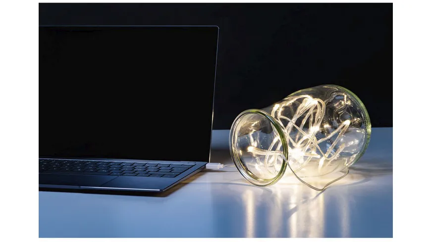 Hama USB-LED-Lichterkette, Warmweiß, 3 m