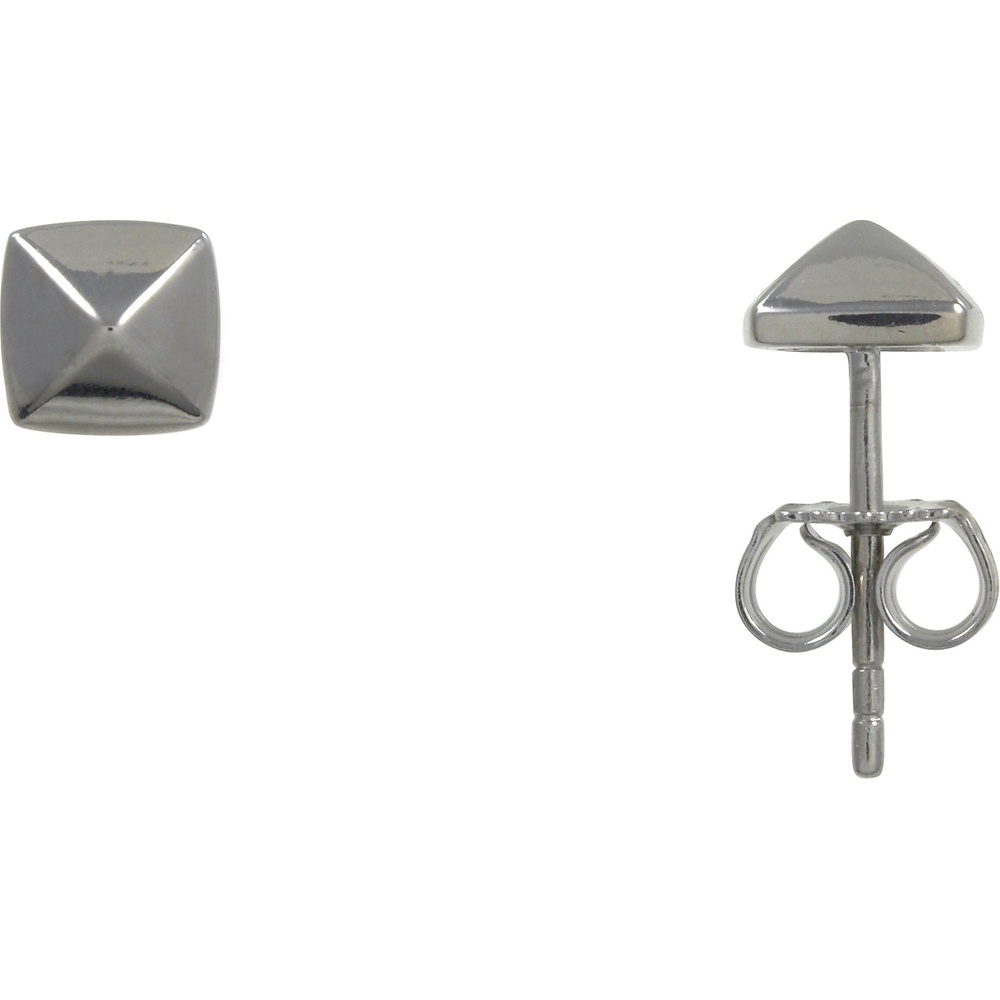 caï Boucles d'oreilles à fermoir à poussette 925 Argent Boucles d'oreilles