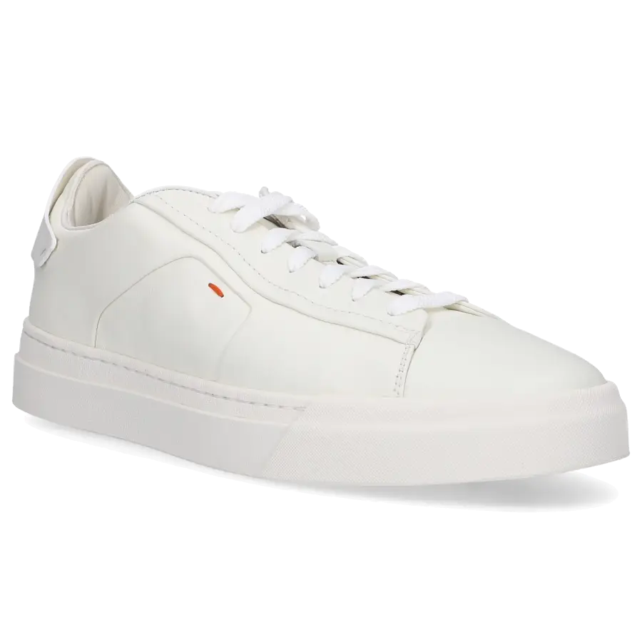 Santoni - Sneaker low DARTS Kalbsleder - weiß