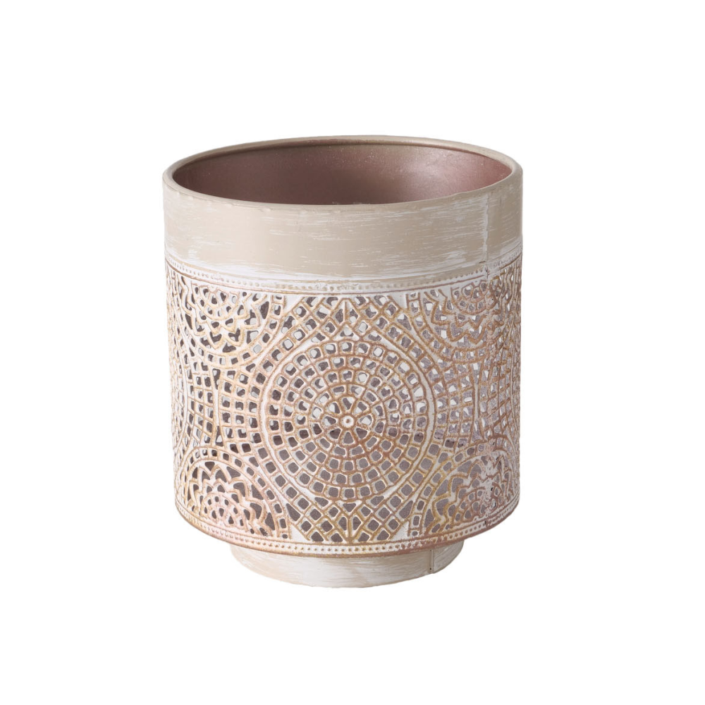 Windlicht Moa beige/altrose