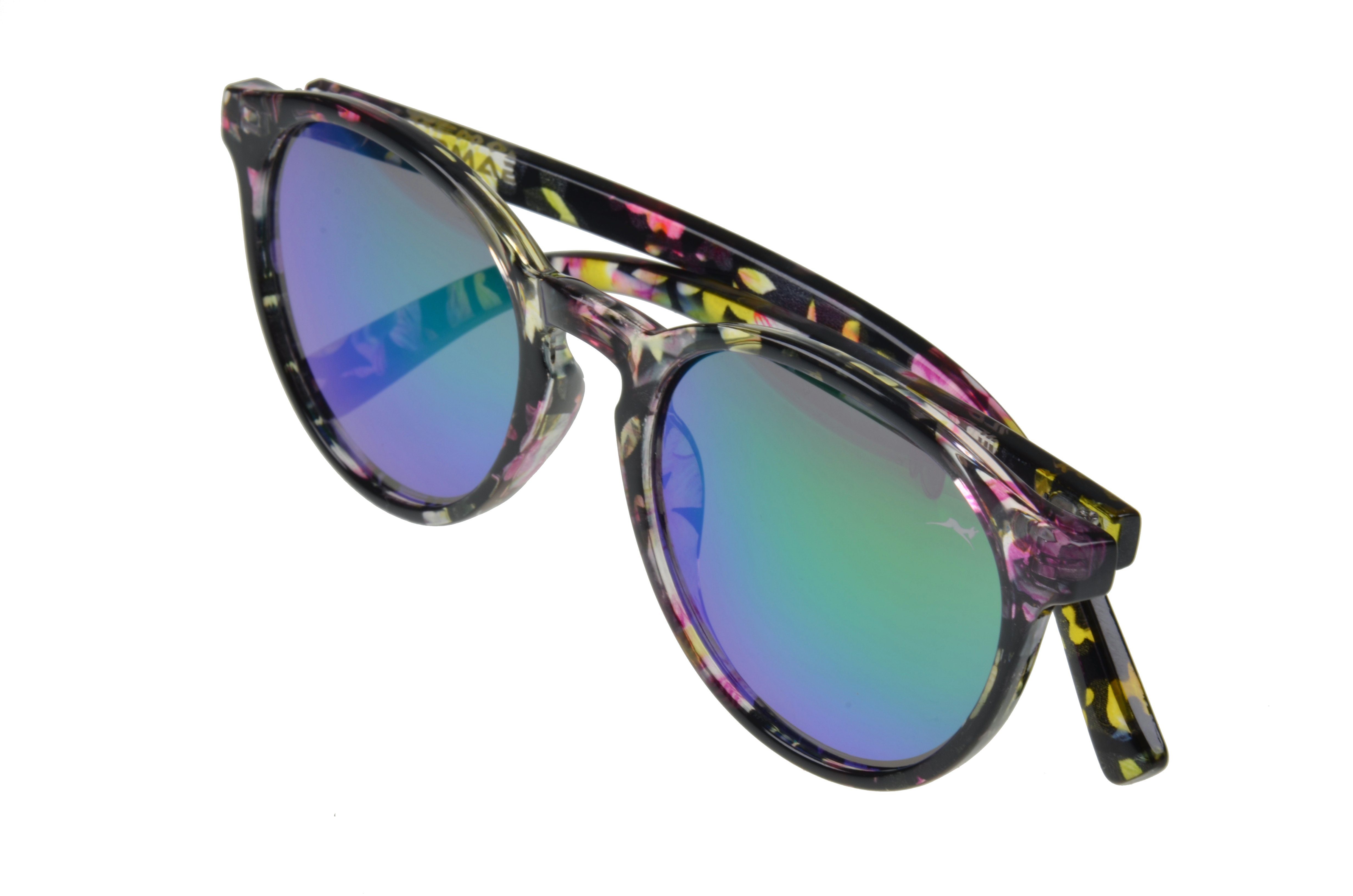 Gamswild Sonnenbrille WJ7417 GAMSKIDS Jugendbrille 5-12 Jahre Kinderbrille Mädchen kids, bunt-gemustert, lila-gemustert