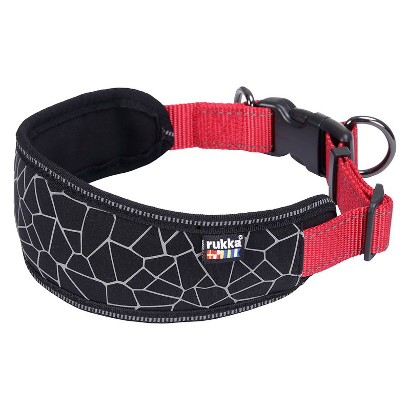 Rukka Cube Soft Halsband, rot/schwarz zu TOP-Preisen | bitiba %