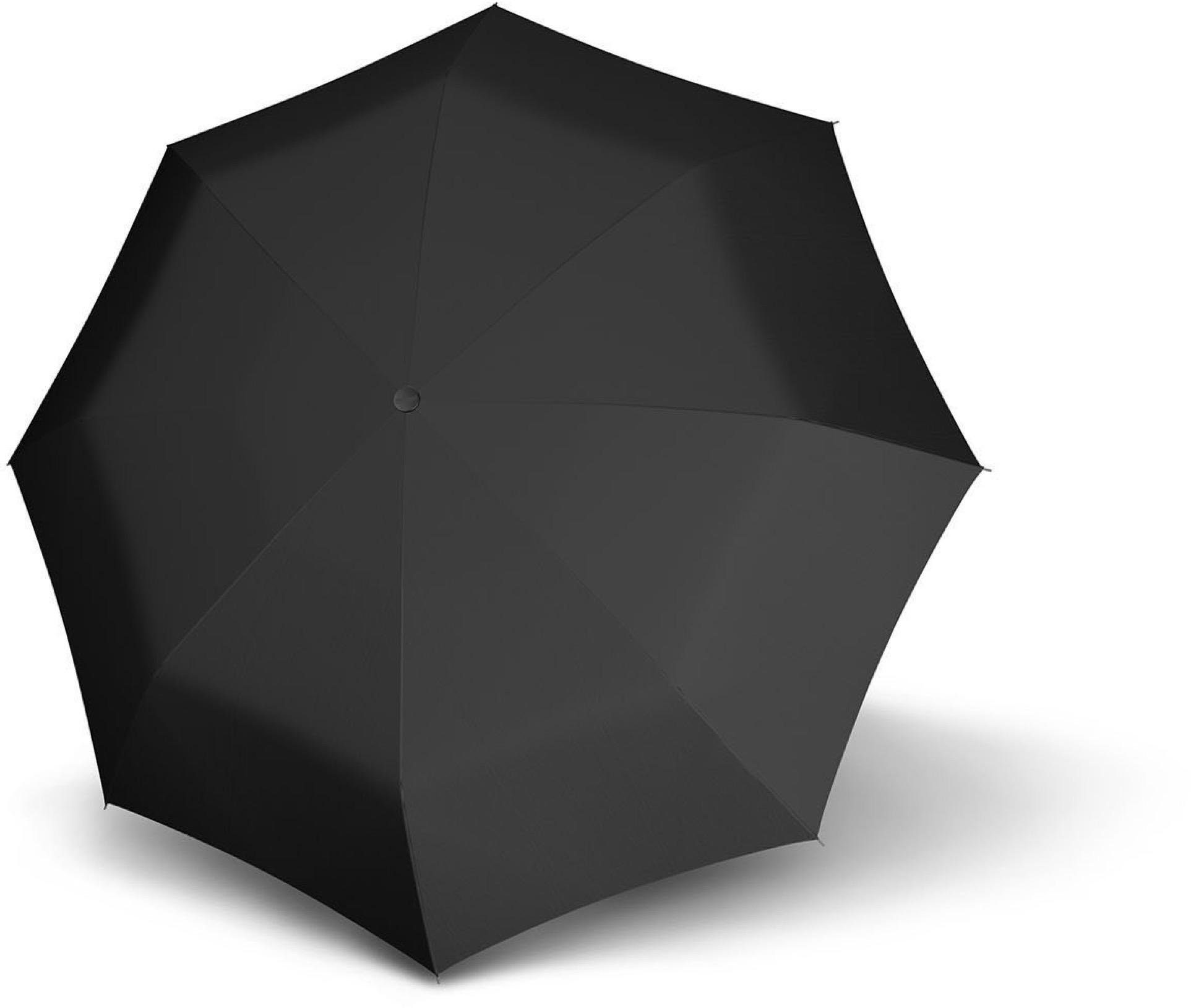doppler® Taschenregenschirm Carbonsteel Magic Uni, Black