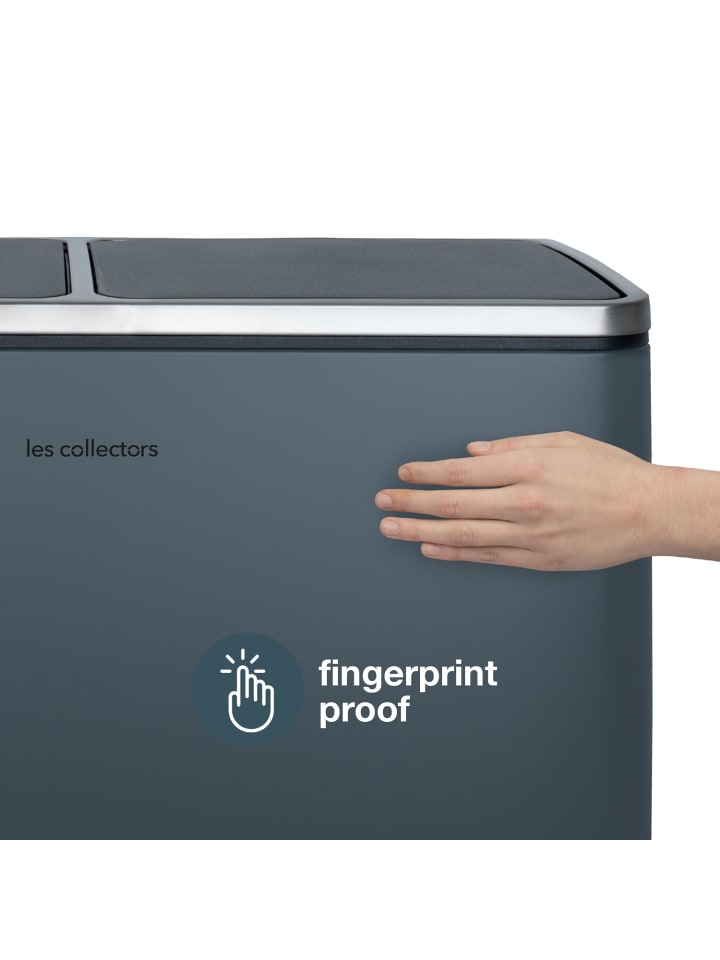 Les collectors Abfalleimer 2x30L N°906 in Graublau günstig kaufen onesize