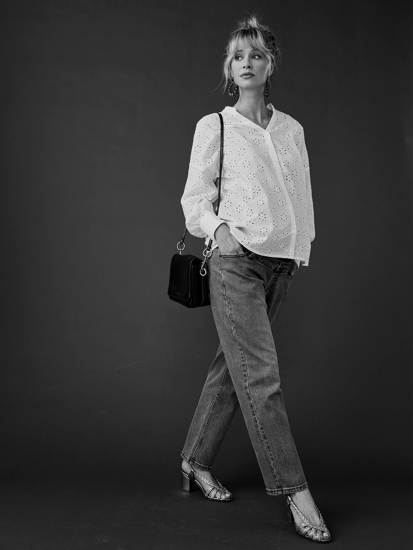 Envie de Fraise Gerade Umstandsjeans mit Seamless-Bund ENVIE DE FRAISE Oeko-Tex - gebleicht