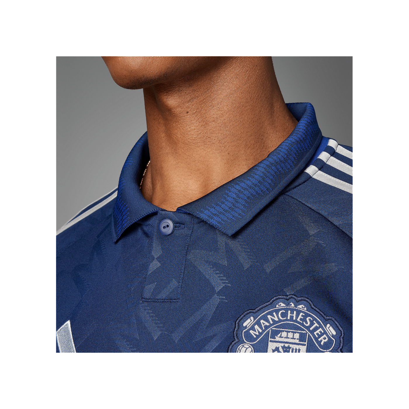 adidas Manchester United Trikot Away 2024/2025 Blau