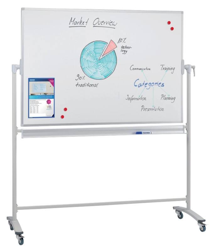 Franken X-traline Whiteboard Magnetisch Doppelseitig 120 (B) x 90 (H) cm Weiß