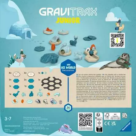 GraviTrax Junior Extension Ice - Kugelbahn-Erweiterung für Kinder ab 3 Jahren