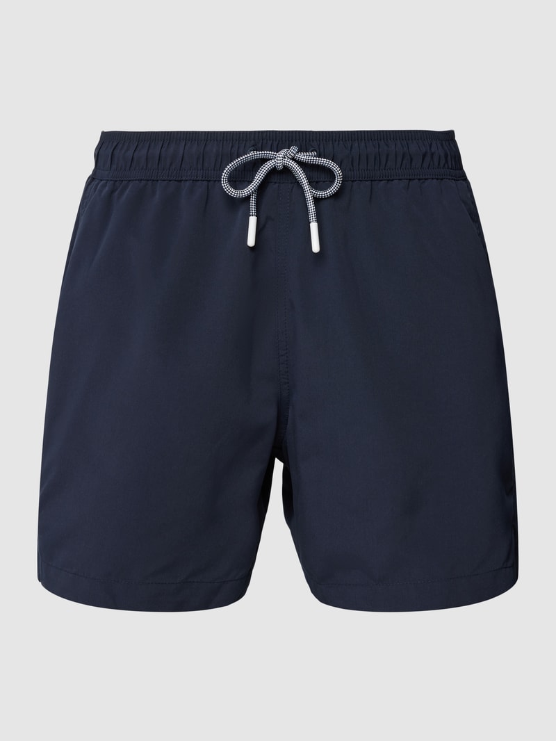 Badehose mit Tunnelzug Modell 'Basic' in marineblau