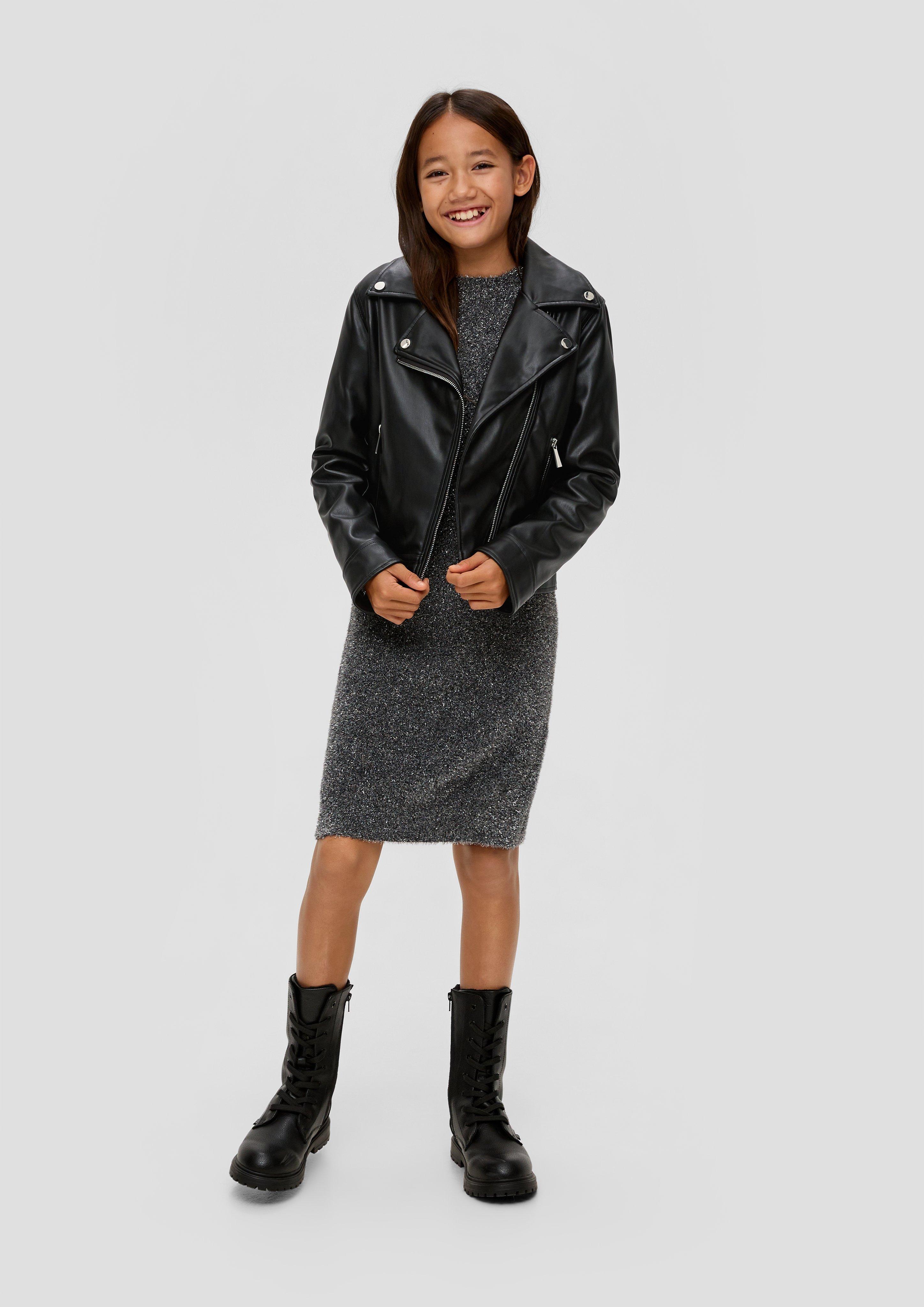 Bikerjacke aus Lederimitat  2137257-9999