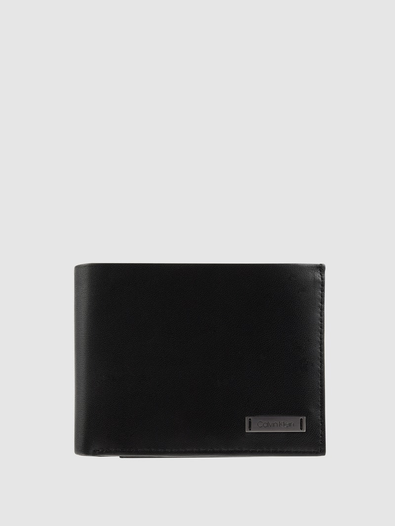 Geldbörse aus Leder in schwarz