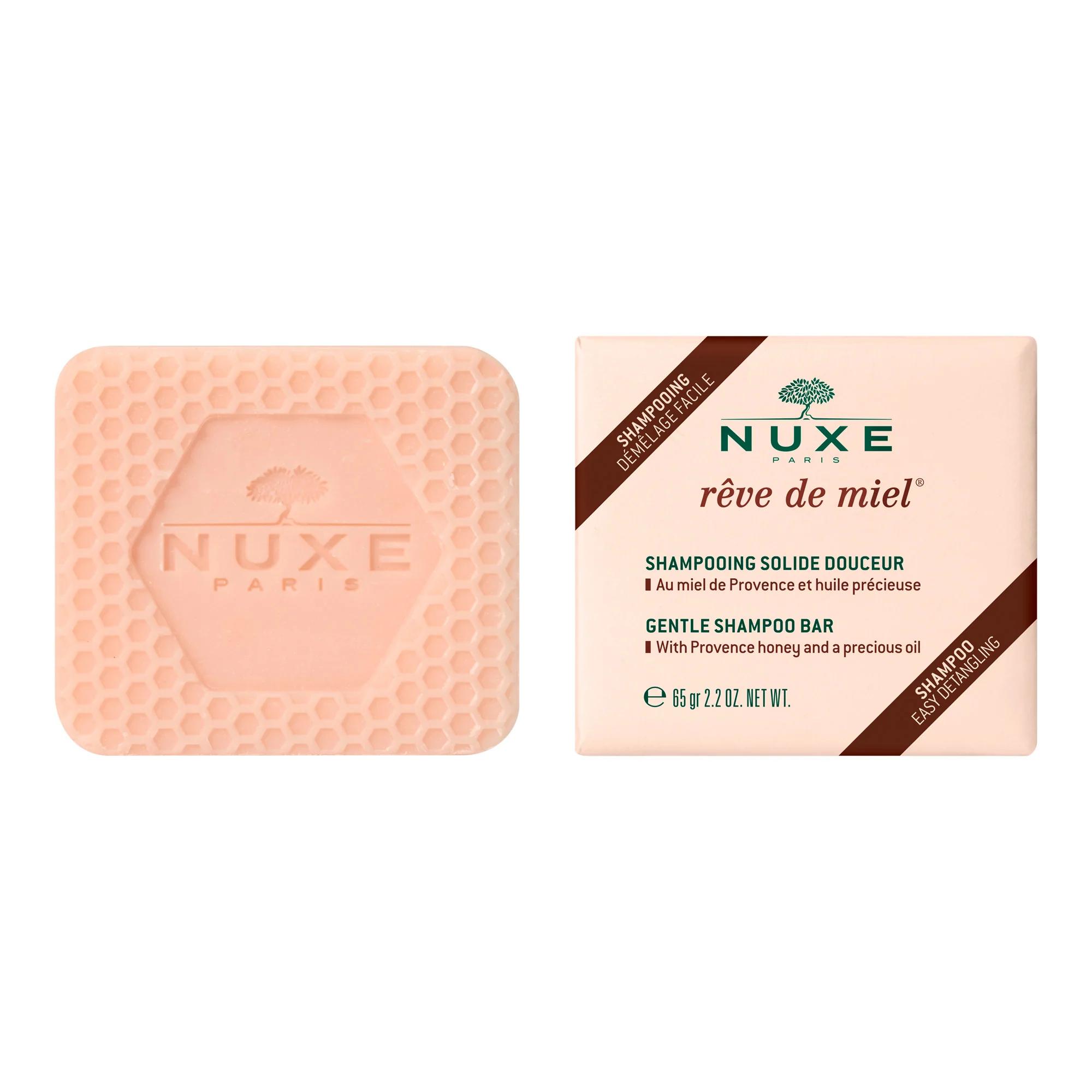 Shampoing solide doux Rêve de Miel - Shampoing doux