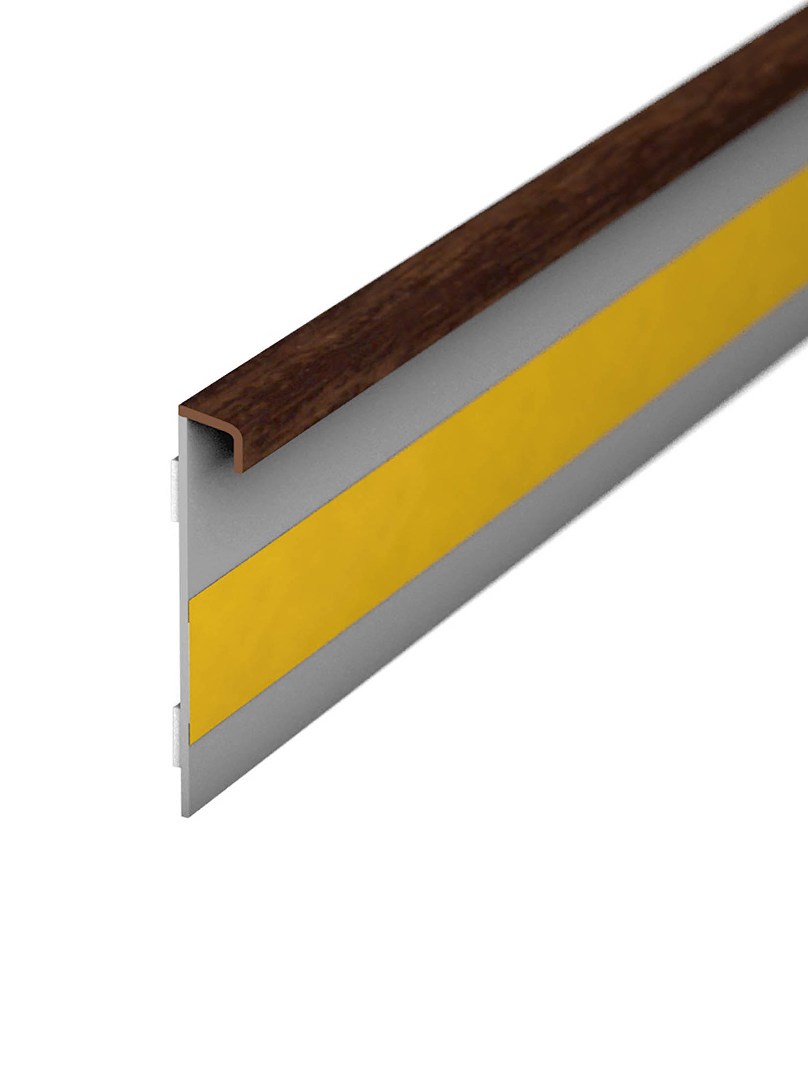 TSL SK 250cm Sockelleiste, Nussbaum