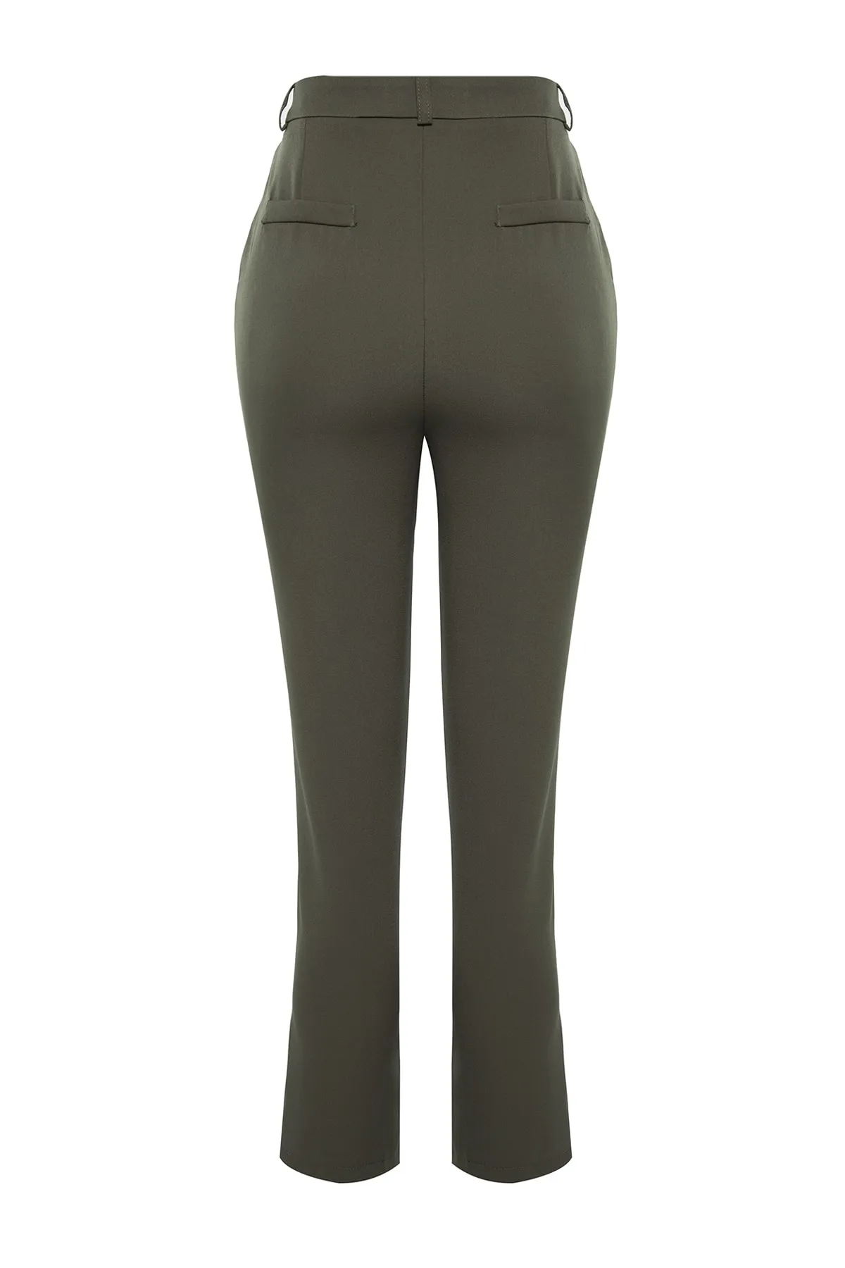 Trendyol Collection  Dunkle Anthrazit-Basic-Zigaretten-Webhose mit schmalem Beinschnitt TWOSS19ST0038