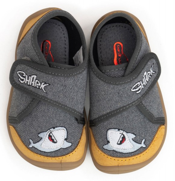 bar3foot Elf ~ Pascal Slipper ~ Hai Grau