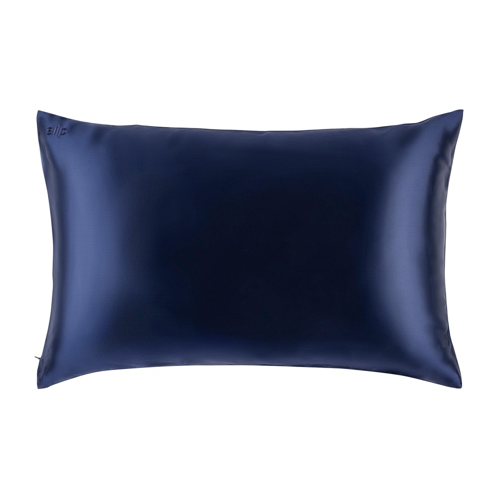 slip taie d'oreiller pure soie slip - queen - marine taie d'oreiller queen