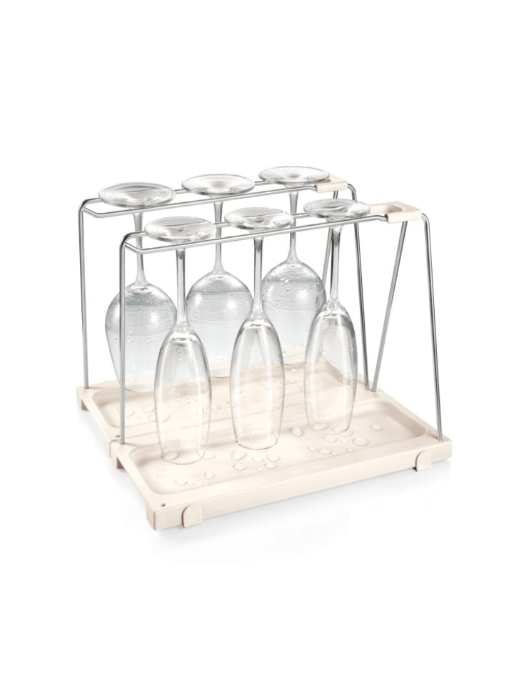 Tescoma Weinglashalter und Abtropfschale FlexuSPACE 330x148mm in weiß günstig kaufen 330 x148 mm