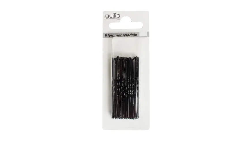 Guilia Gewellte Haarnadel Schwarz 5 cm