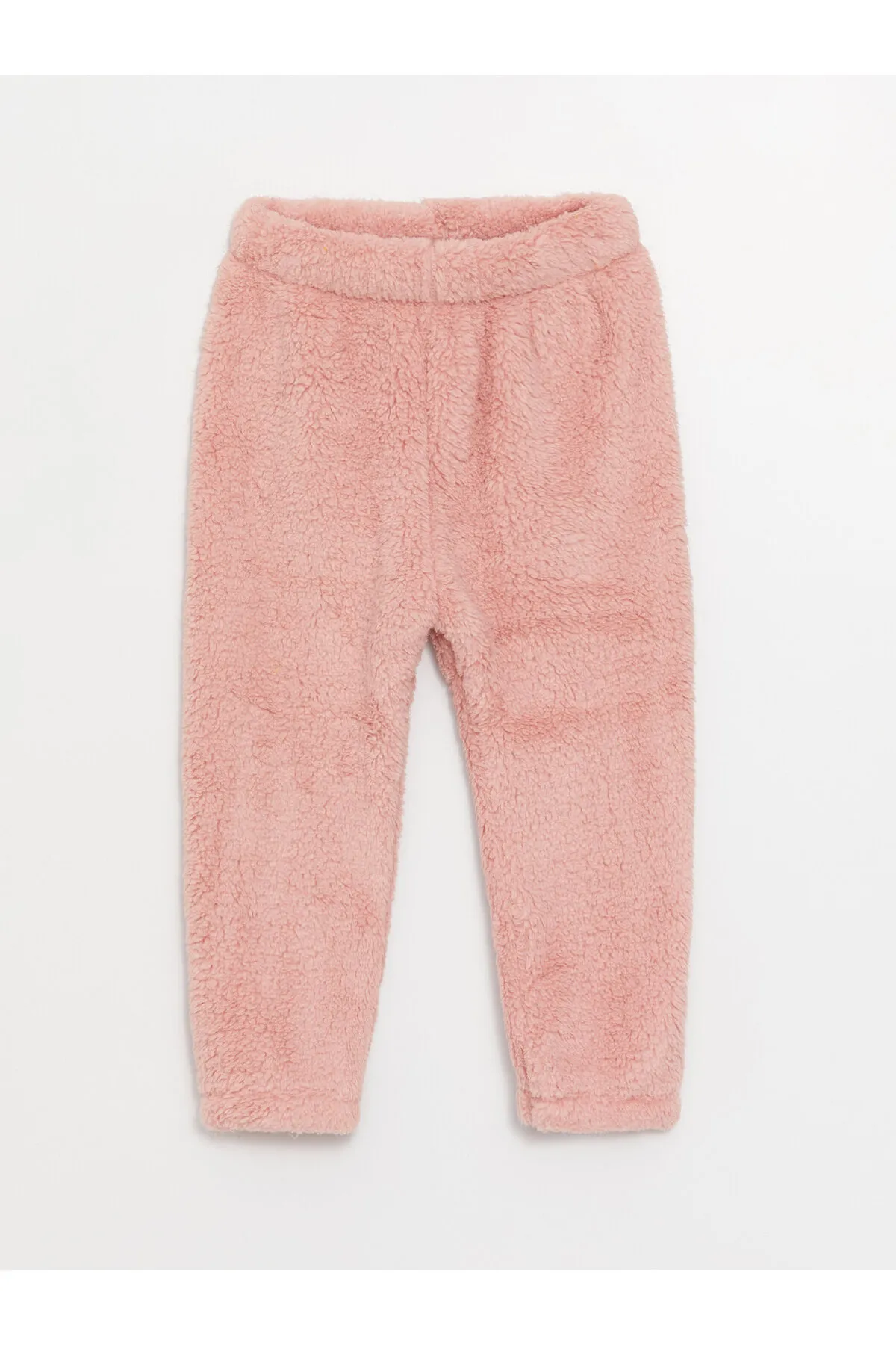 LC Waikiki  Langarm-Pyjama-Set aus besticktem Plüsch mit Rundhalsausschnitt für Babys und Mädchen