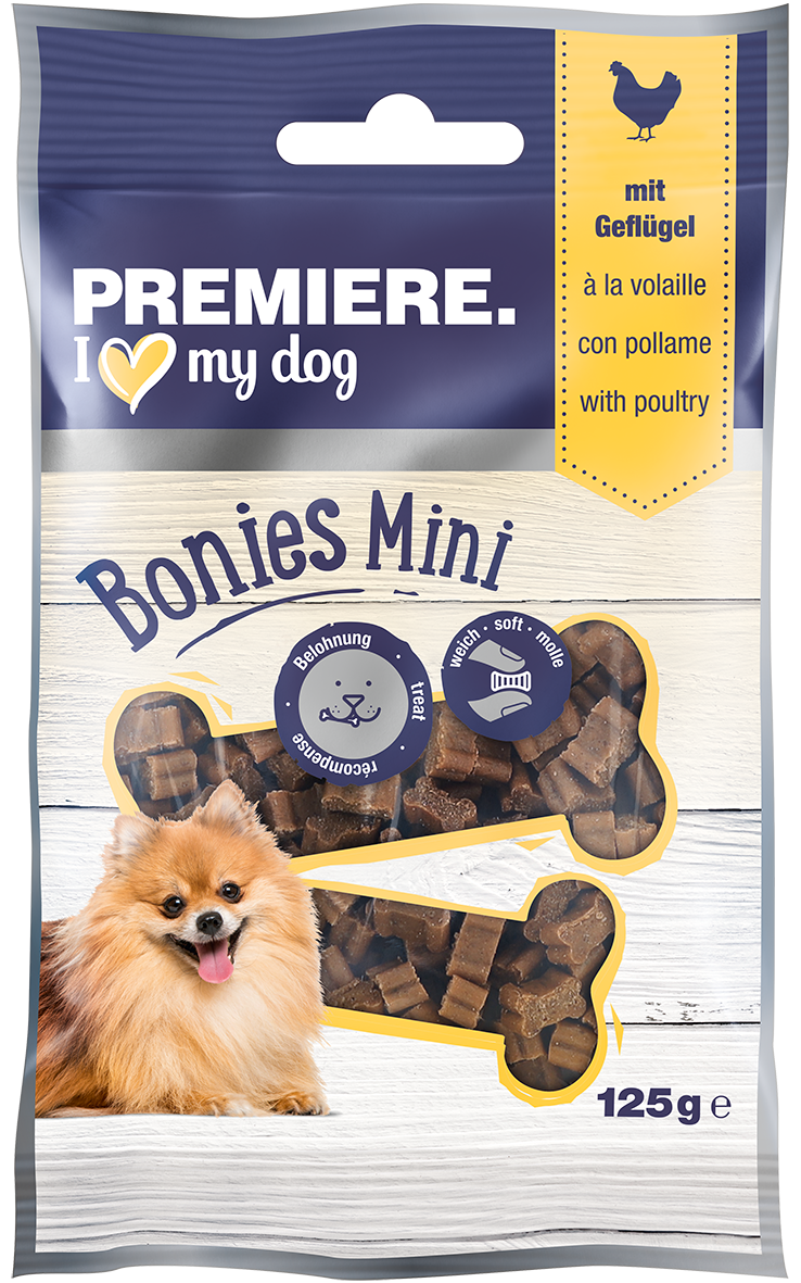 PREMIERE Snacks PREMIERE Bonies Mini 2x125g Geflügelknochen