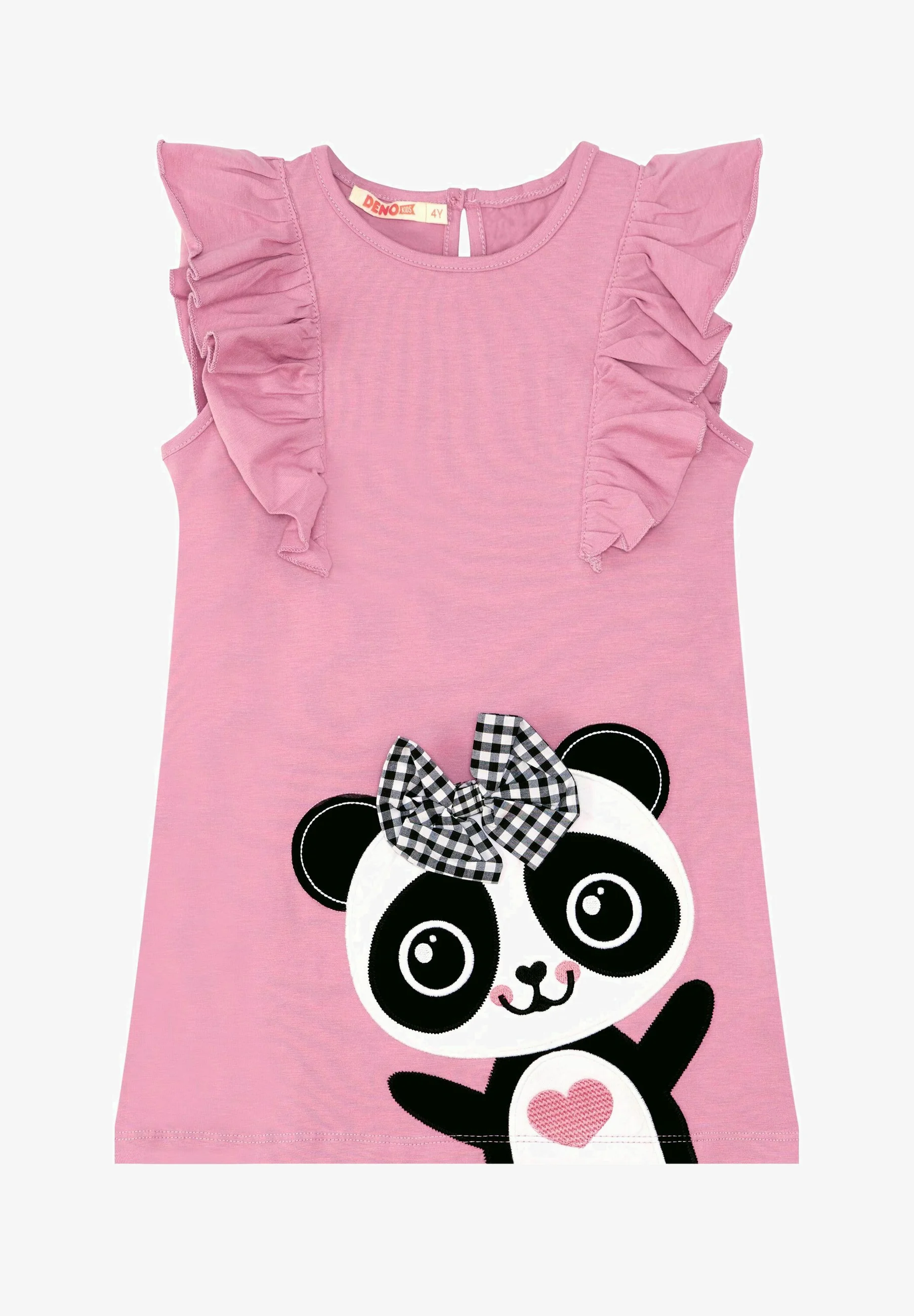 Denokids PANDA FRILLED - Vestido de punto