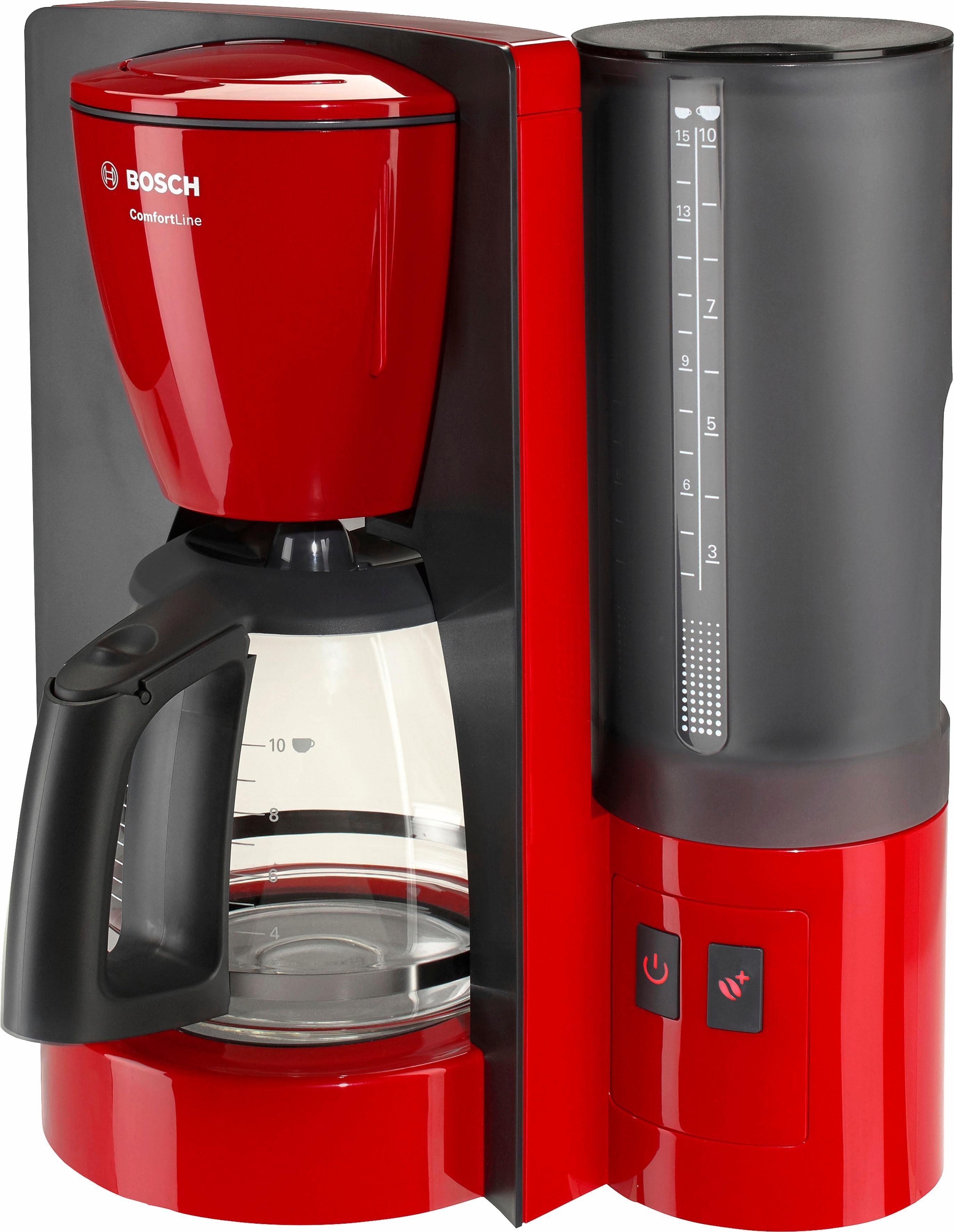 BOSCH Filterkaffeemaschine ComfortLine TKA6A044, 1,25l Kaffeekanne, Papierfilter 1x4