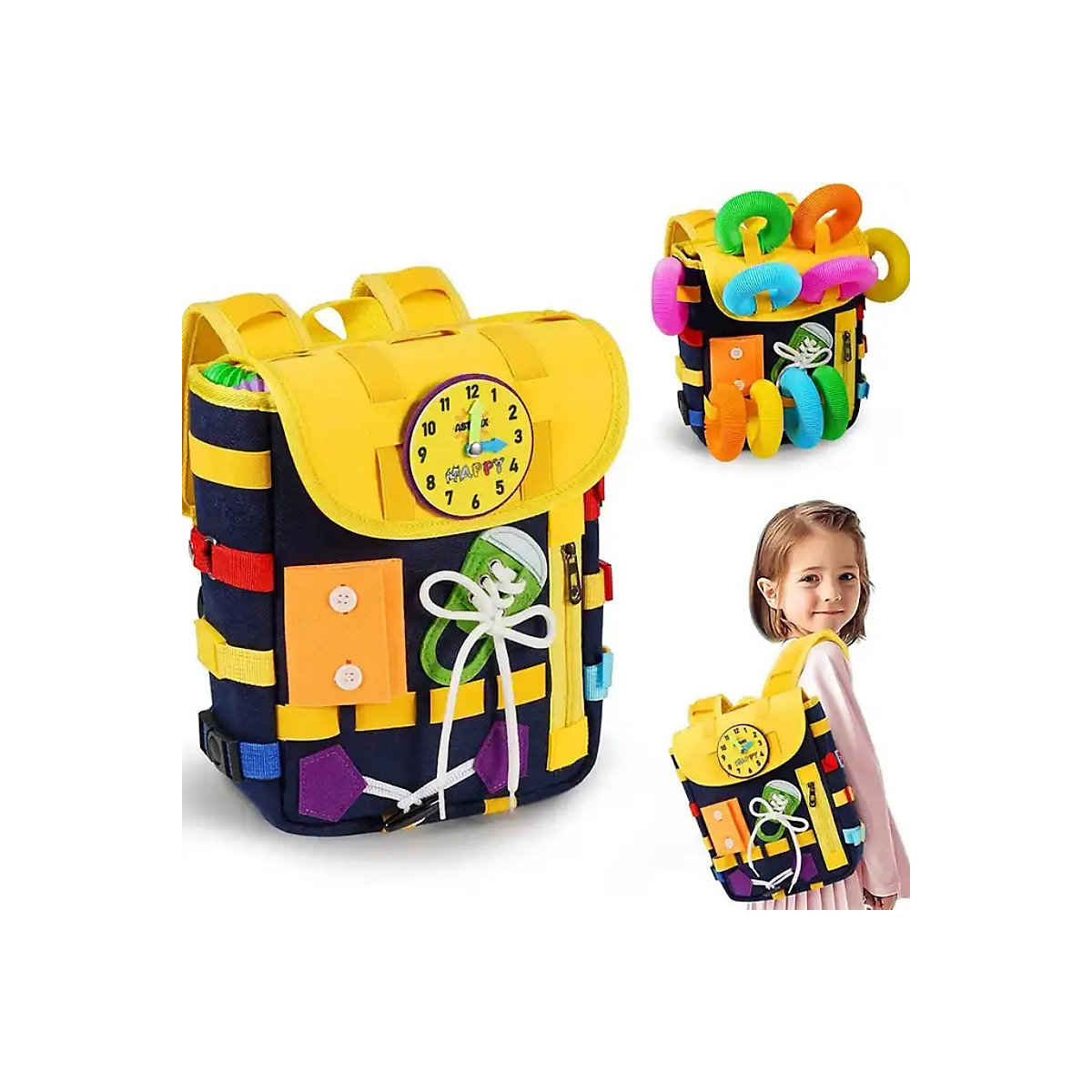 Filz-Schulranzen für Kinder Montessori Kindertaschen Kindergartenrucksäcke