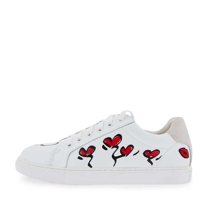 Baskets en cuir Simone in love graf