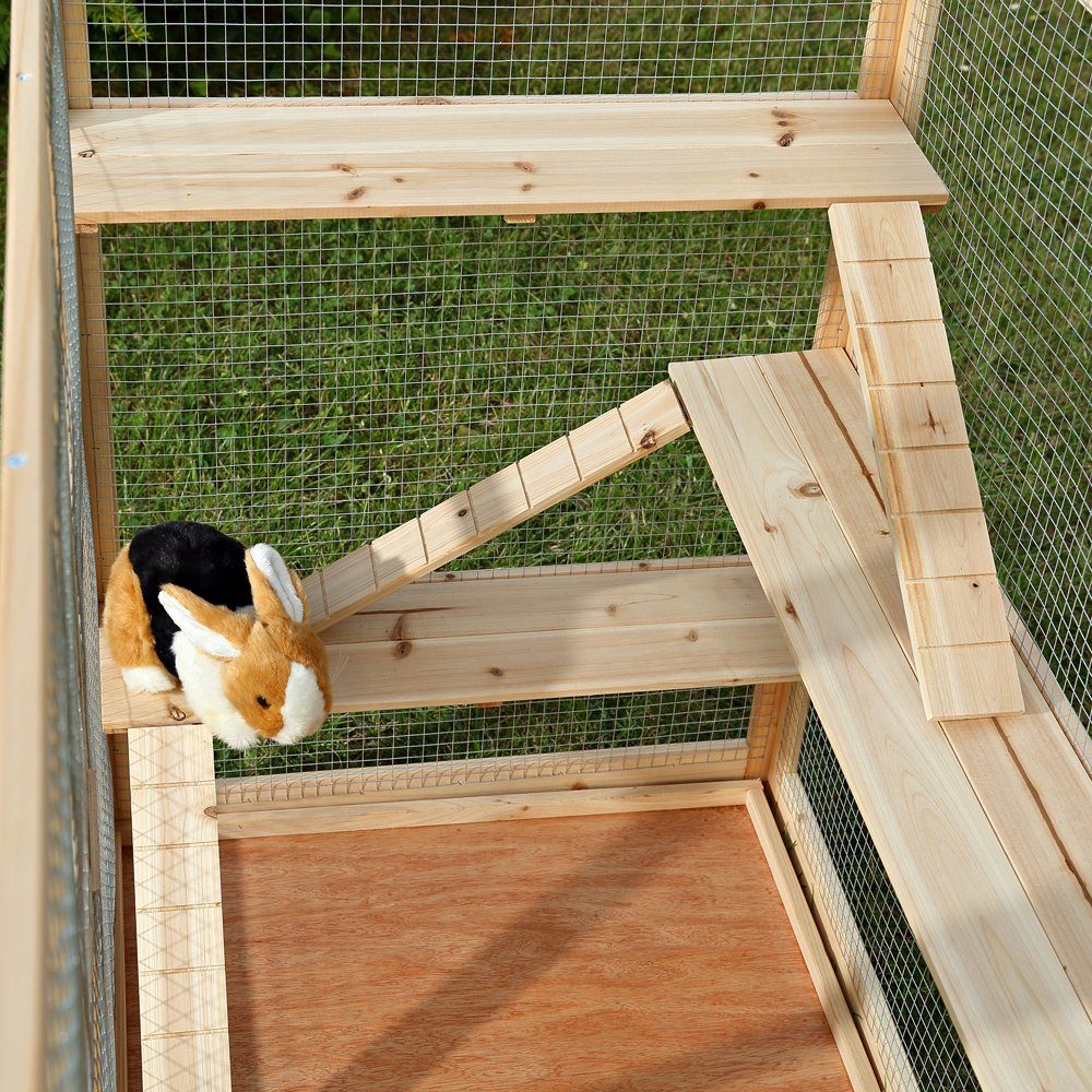 Mucola Kleintierkäfig Nagerkäfig XXL Villa Hamsterkäfig Mäusekäfig Kleintierkäfig, verzinkt