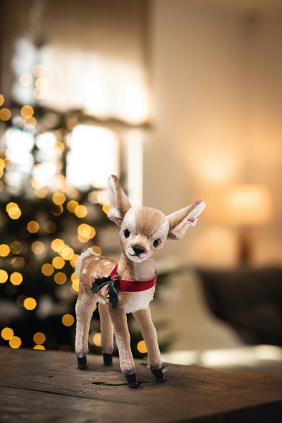 Rieke Weihnachtsrehkitz, 32 cm, hellbraun