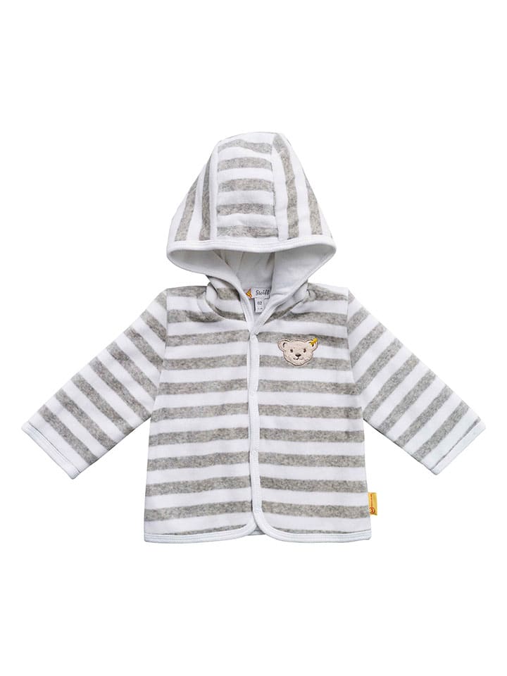 Steiff 3tlg. Outfit in Grau/ Weiß günstig kaufen