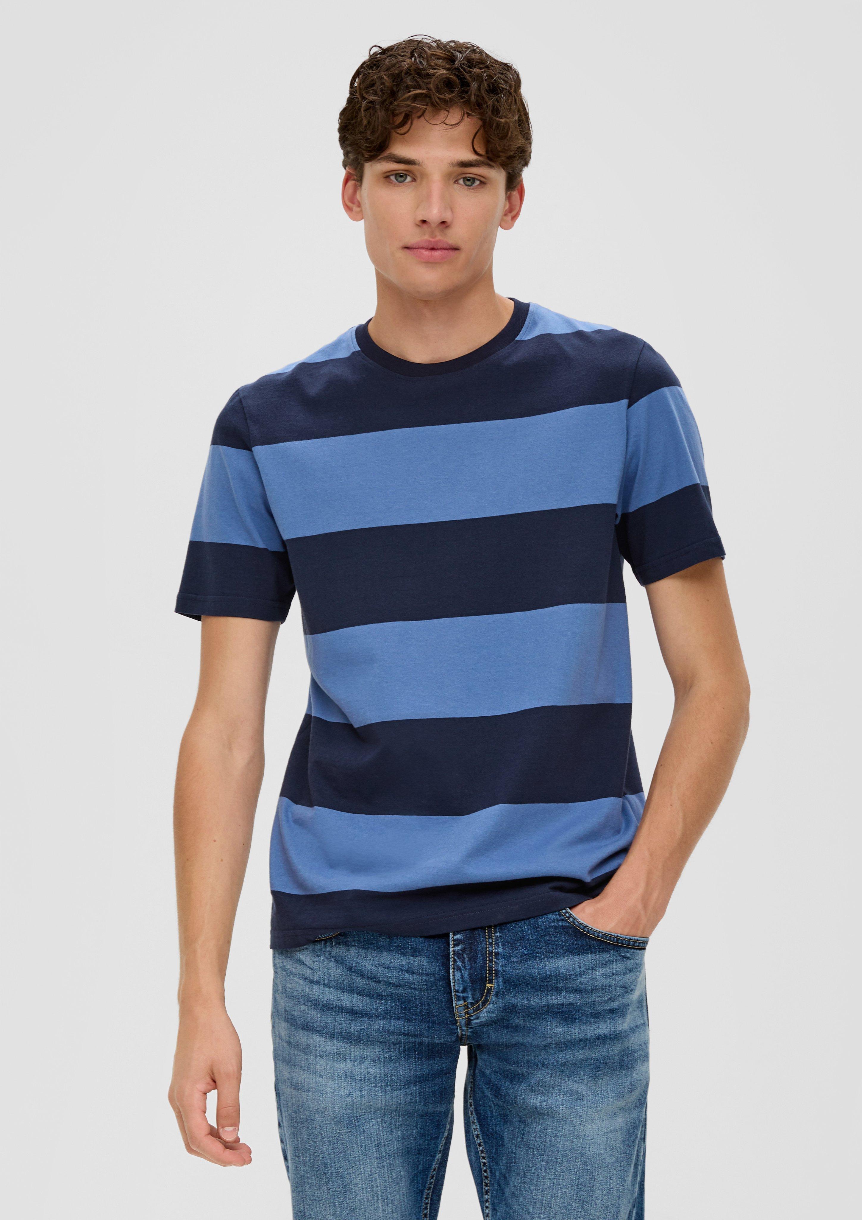 Baumwollshirt mit Streifen  2134994-58G0