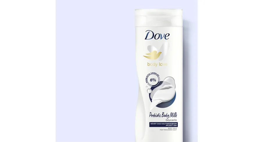 Dove Prebiotic Body Milk mit Glycerin 400 ml
