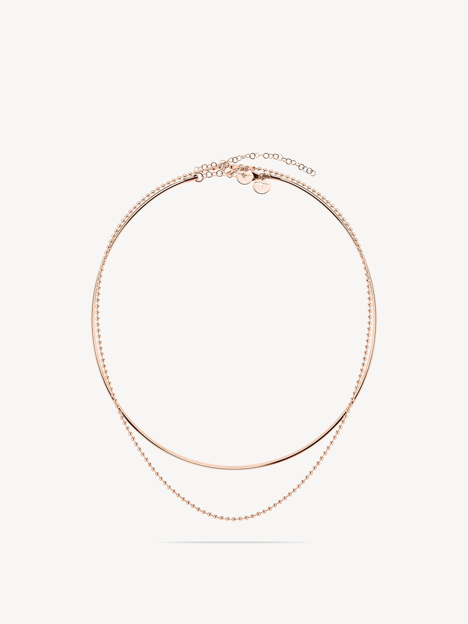 Ensemble de colliers - or rose