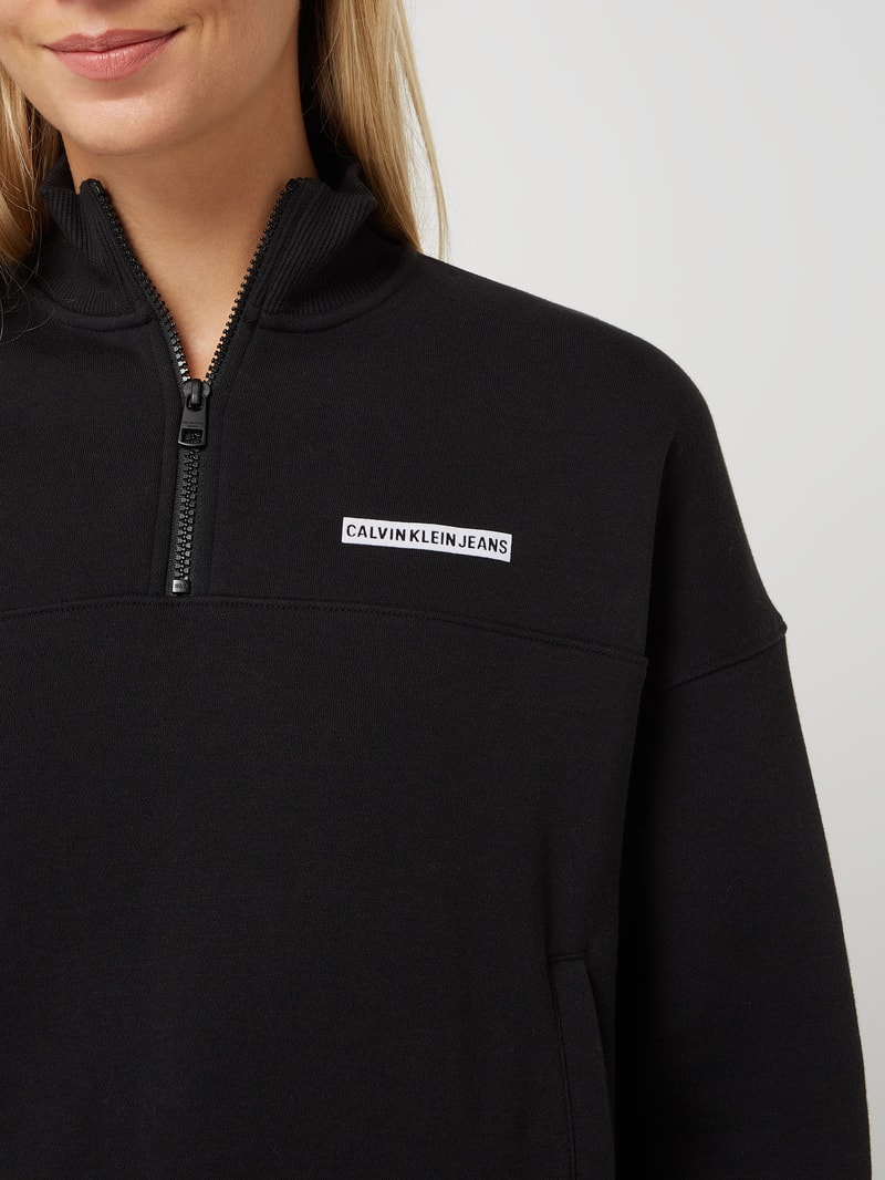Troyer aus Sweat  in schwarz