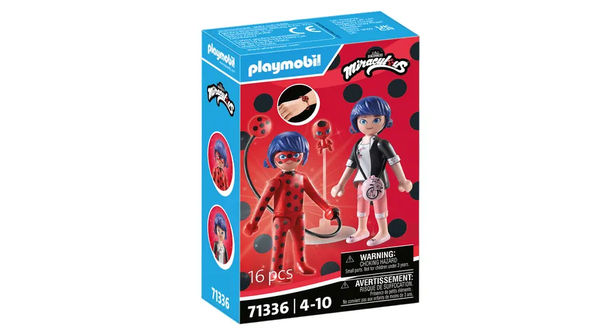 PLAYMOBIL 71336 Miraculous: Marinette & Ladybug