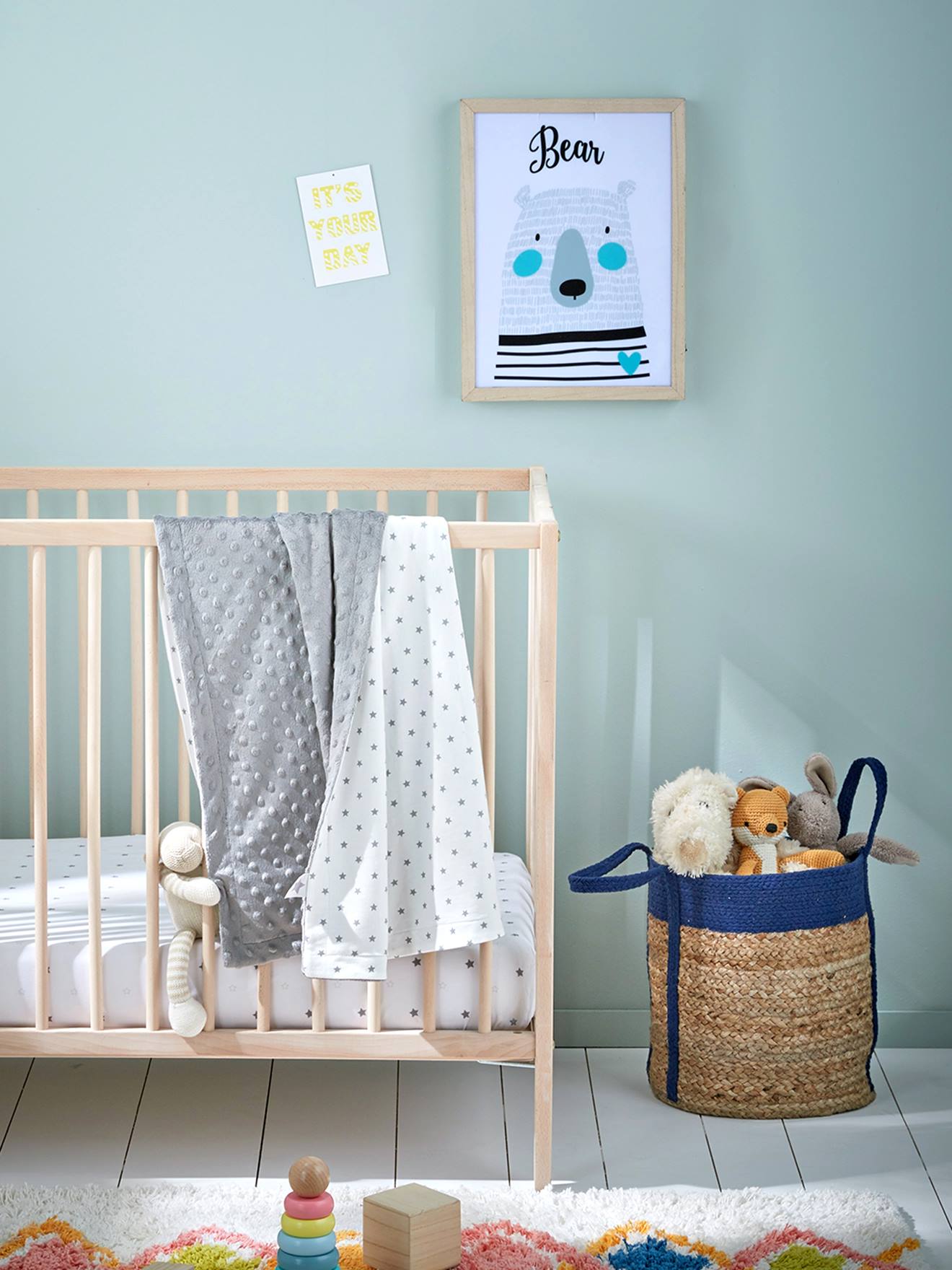 Boite lumineuse Ours multicolor
