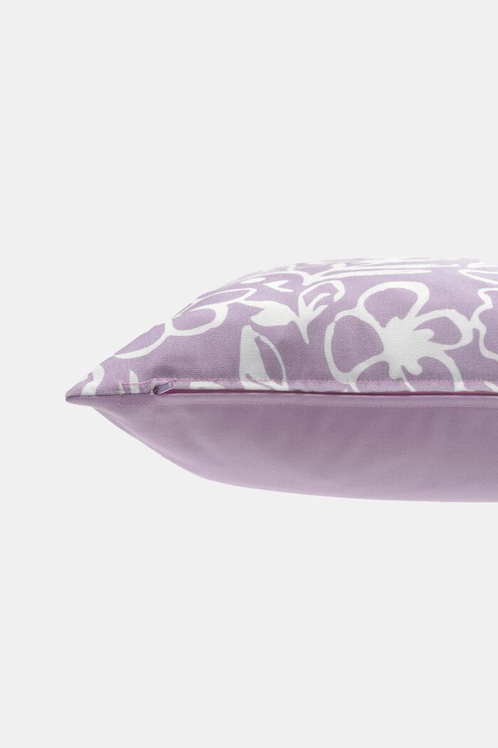 Kissenhülle mit floralem Druckmotiv
