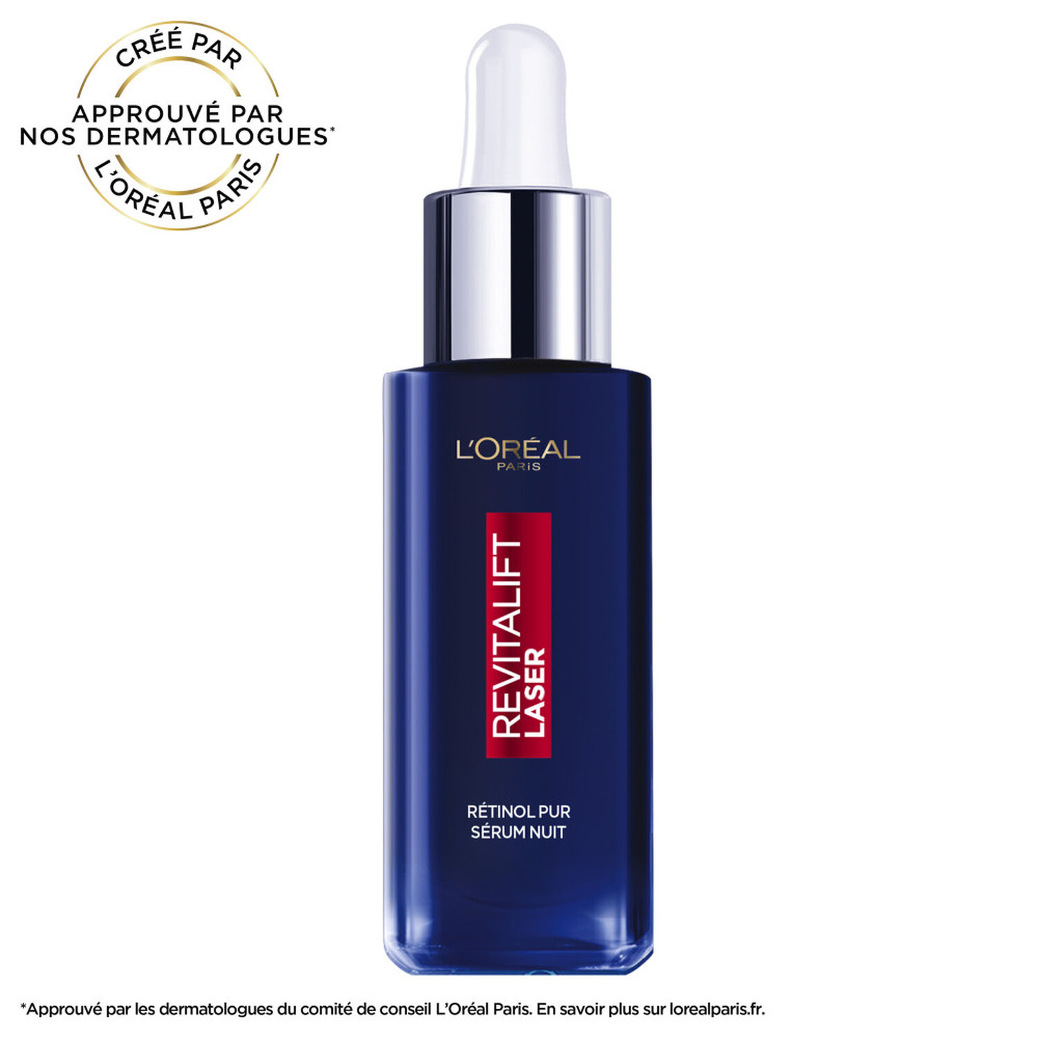 L'Oréal Paris Revitalift Laser Sérum Nuit Rétinol Pur-Rides Profondes