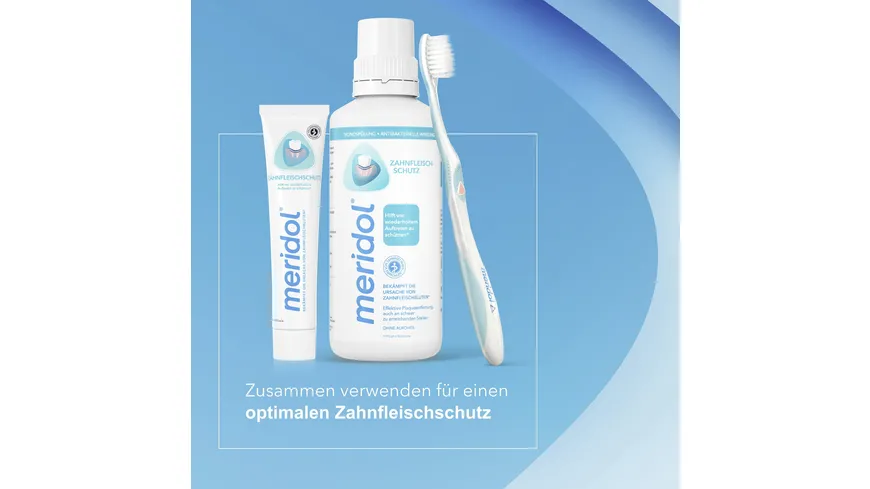 meridol Zahnfleischschutz Zahnpasta bei Zahnfleischbluten, Zahnfleischentzündung oder Zahnfleischrückgang 75 ml