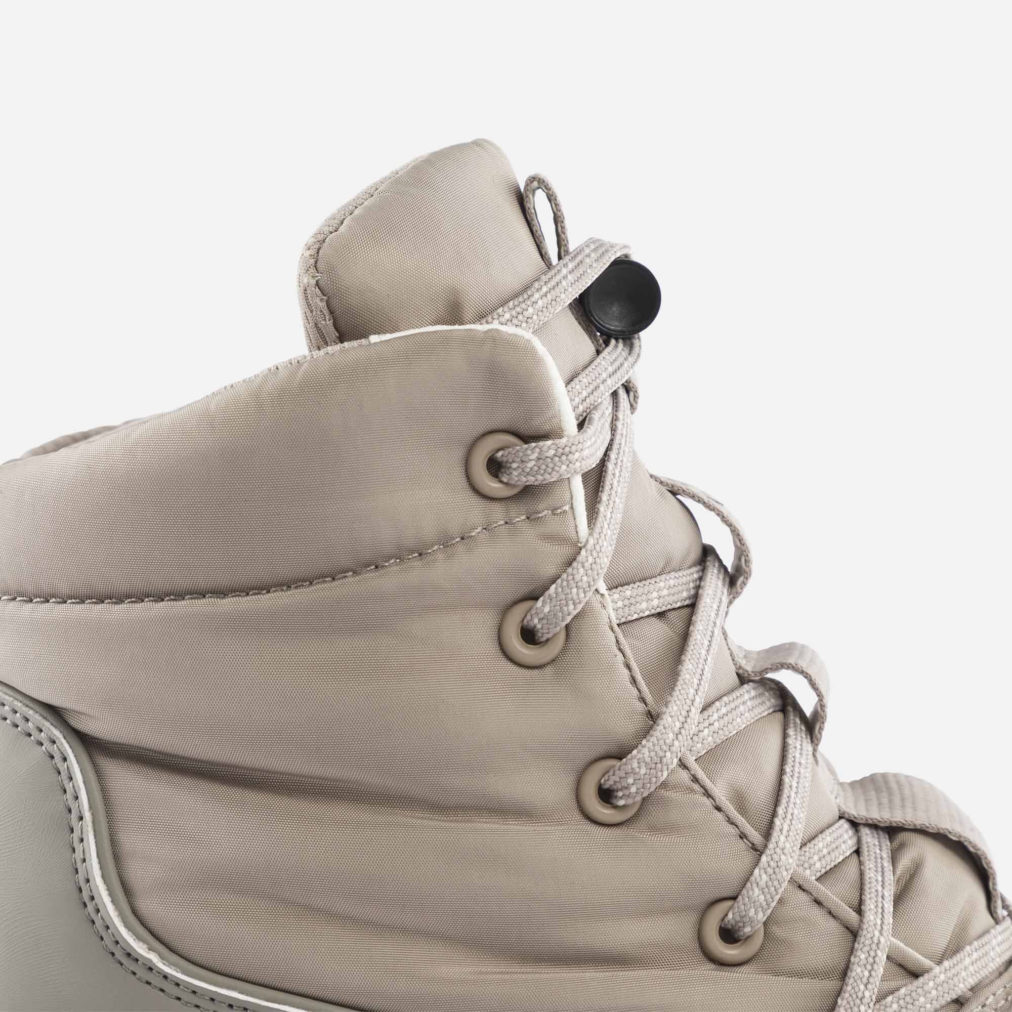 Bottines après-ski unisexe Podium beiges