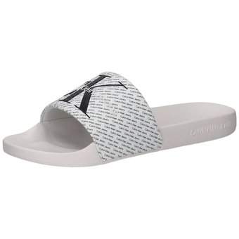 Calvin Klein Slide Aop in weiß