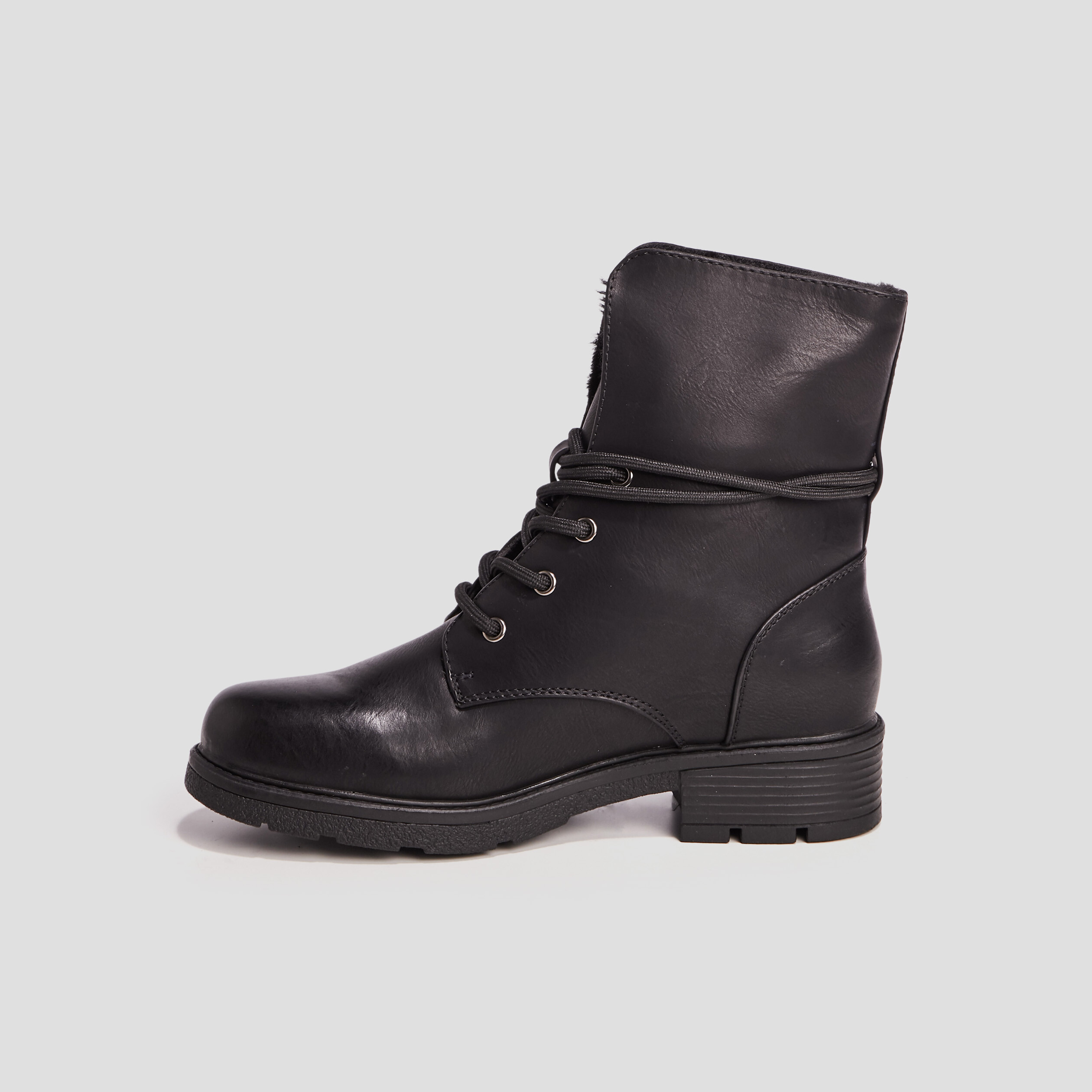 Bottines fourrées noir fille | La Halle