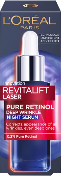 L'Oréal Paris Revitalift Laser Anti-Falten Nacht Serum mit purem Retinol Gesichtsserum