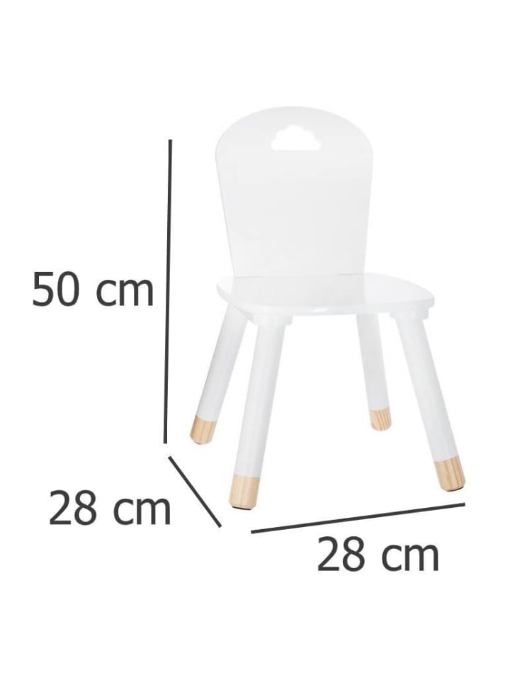 Atmosphera Créateur d'intérieur Kinderstuhl in weiß günstig kaufen onesize