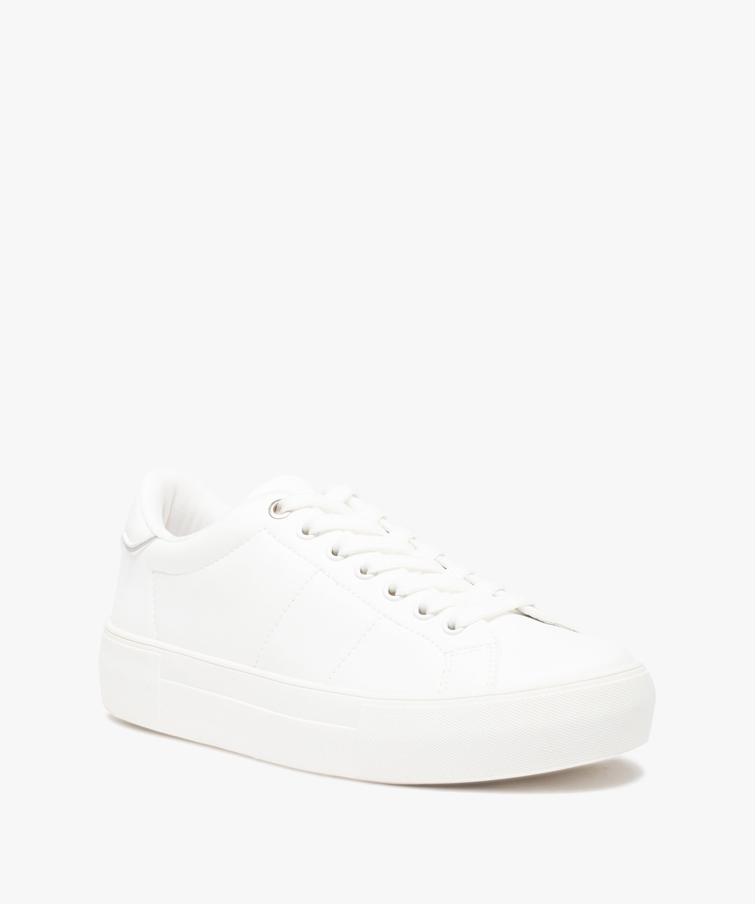 Tennis femme unies à lacets – Ellesse Virgin blanc | GEMO