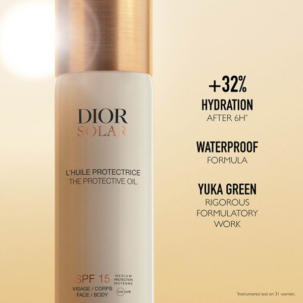 DIOR DIOR SOLAR L'Huile Protectrice Visage et Corps SPF 15 Sonnenöl