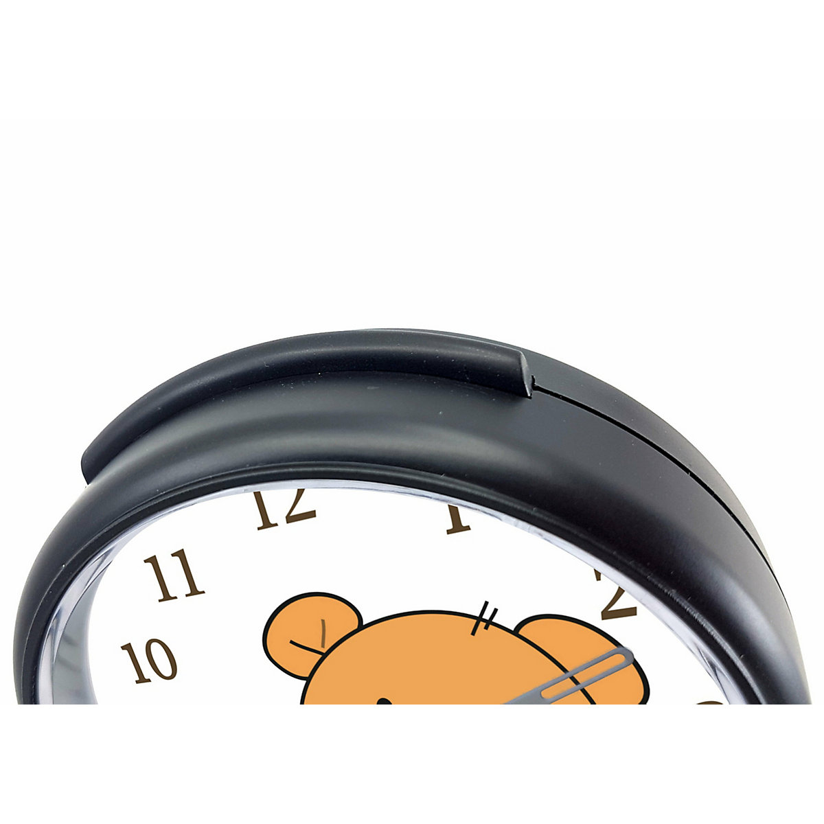 Kinder Funkwecker personalisiert mit Namen Teddy Atom-/Funkuhr, 12-Stunden-Anzeigeformat, Schlummerfunktion, Nachtlicht, Geräuschlos/Ohne Ticken