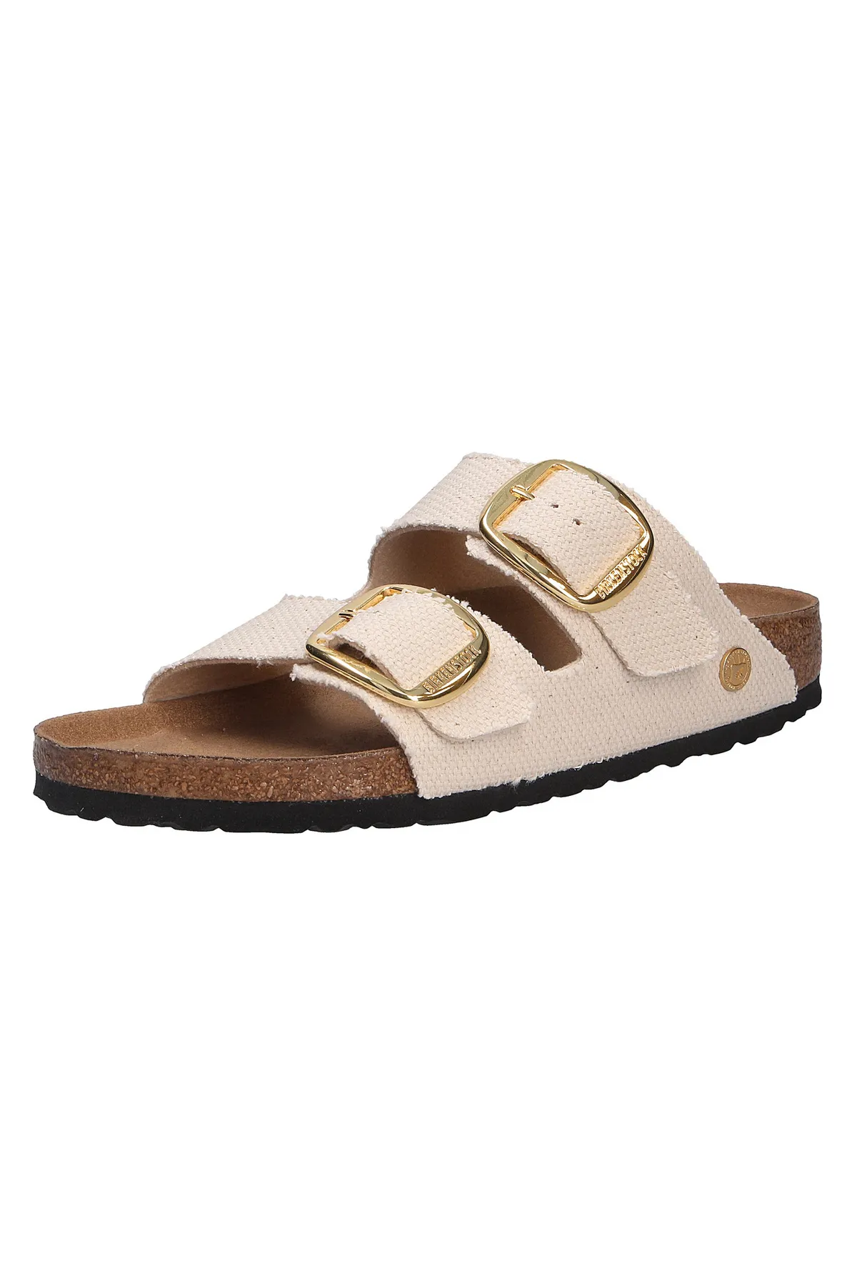 Birkenstock  Pantolette - Beige - Flacher Absatz