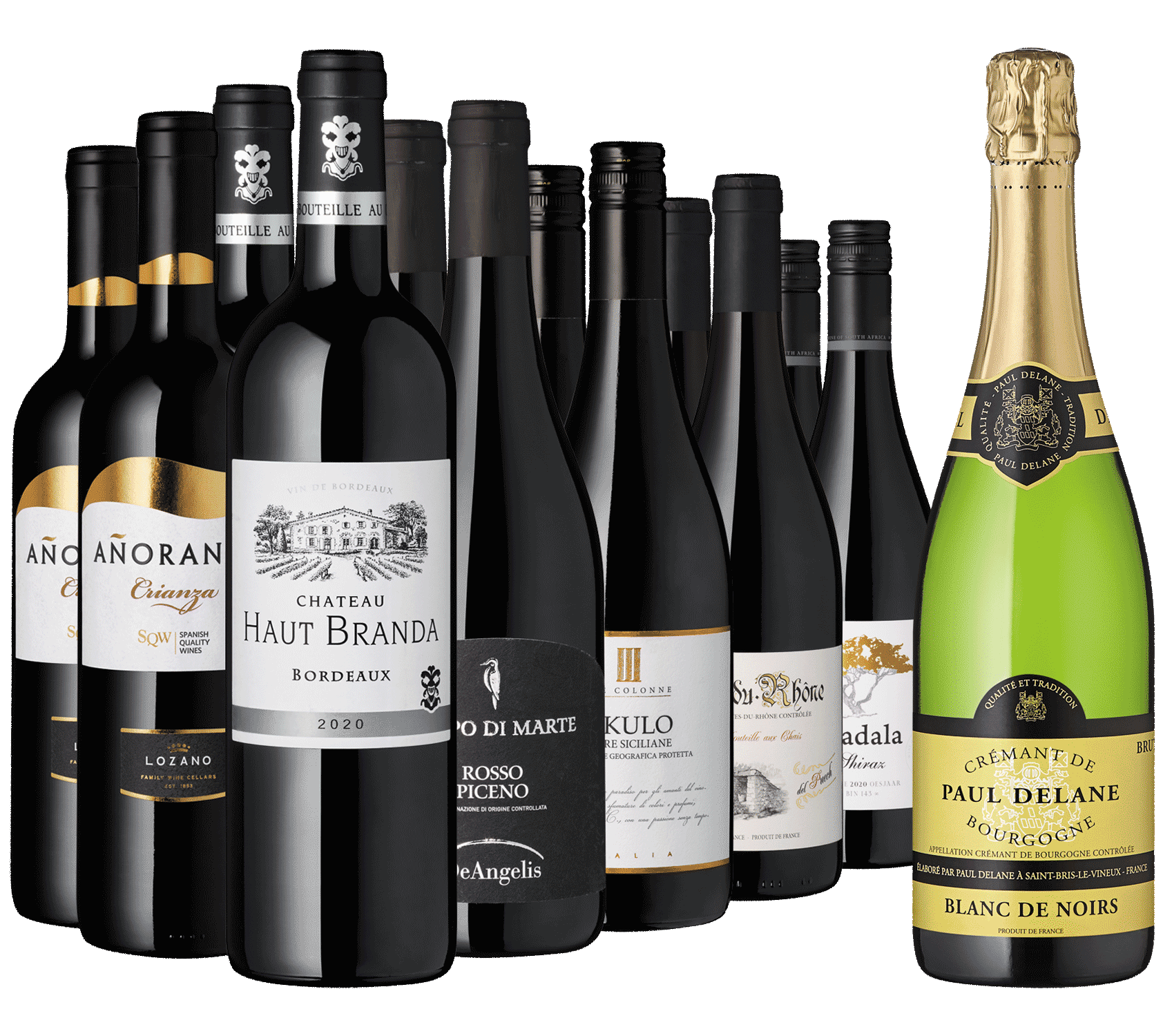 Verschiedene Wein Abo Rot Winter 2023